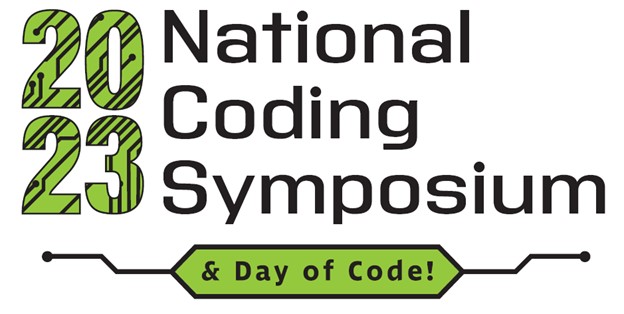 Logo for the 2023 National Coding Symposium presented by APH and partners.
