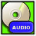 Icon displays a CD with the text - Audio.