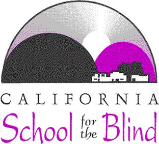 California School for the Blind logo.