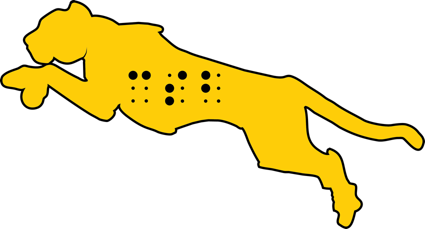 California School for the Blind cheetah logo
