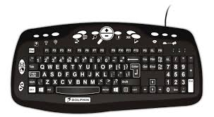 Dolphin Large Print keyboard