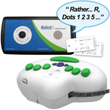 BrailleCoach Talking Braille Learning System 6 Dot